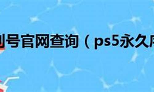 _ps5永久序列号 2013